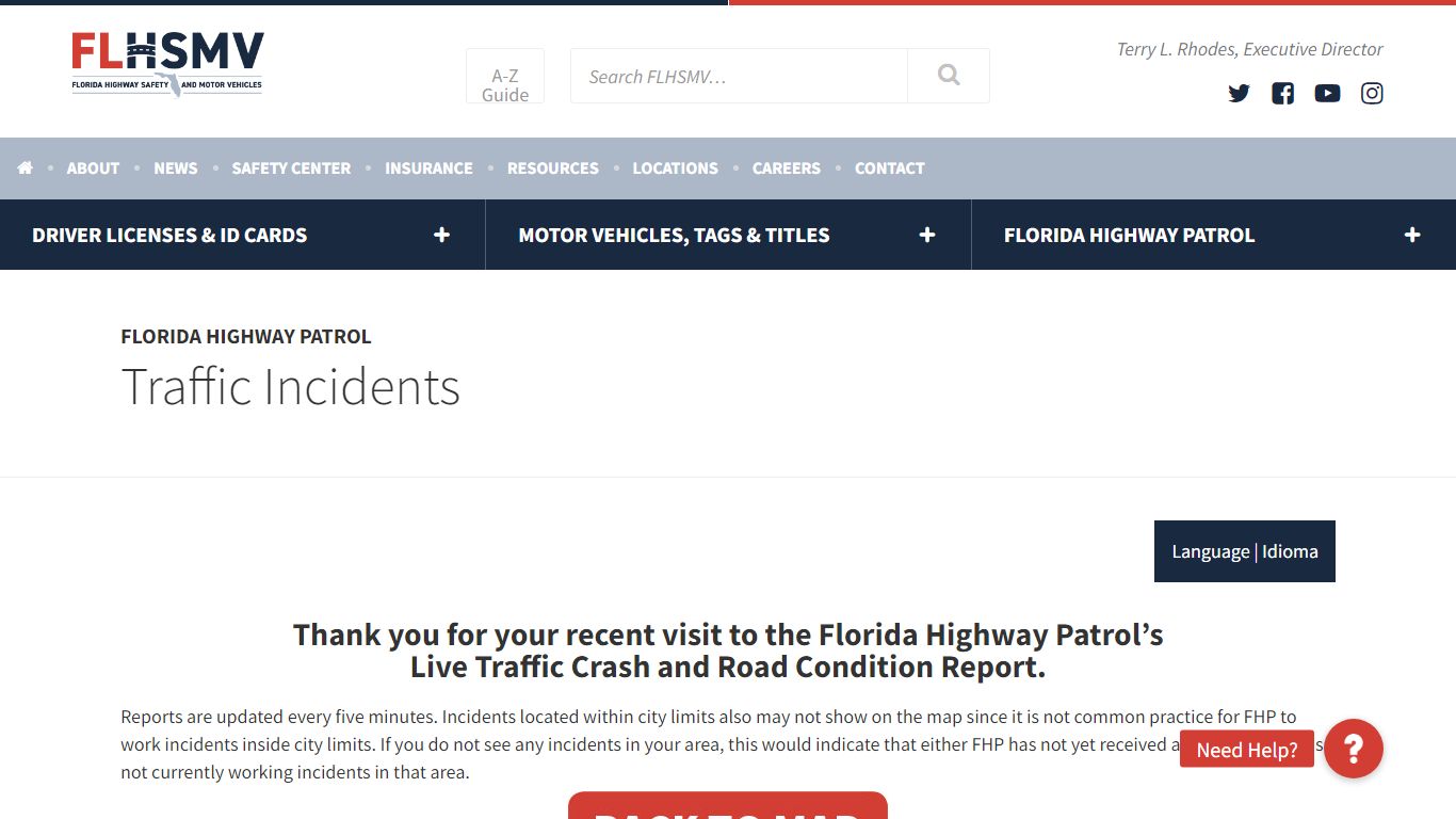 Traffic Incidents - Florida Department of Highway Safety and Motor Vehicles